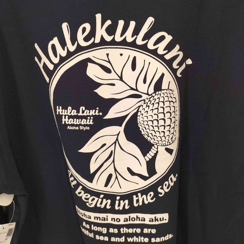フララニハワイ Hulalani Hawaii 両面プリントスウェットプルオーバー メンズ import:XL