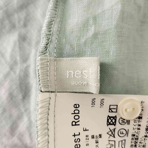 ネストローブ nest Robe 21SS レースカラー 2way スモックワンピース レディース FREE