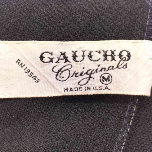 GAUCHO 70S MADE IN USA ヴィンテージニットシャツ メンズ JPN:M