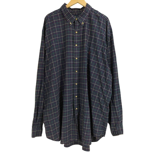 ラルフローレン RALPH LAUREN CLASSIC FIT ポニー刺繍 チェック柄 長袖 シャツ メンズ 3TGL