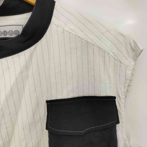 TAGE リネン混 スタンドカラー ノースリーブブラウス レディース JPN:38