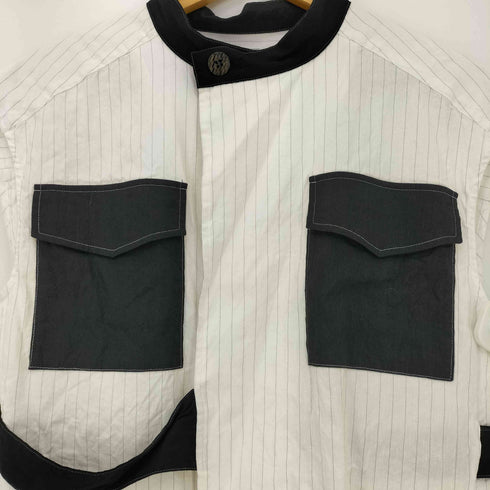 TAGE リネン混 スタンドカラー ノースリーブブラウス レディース JPN:38