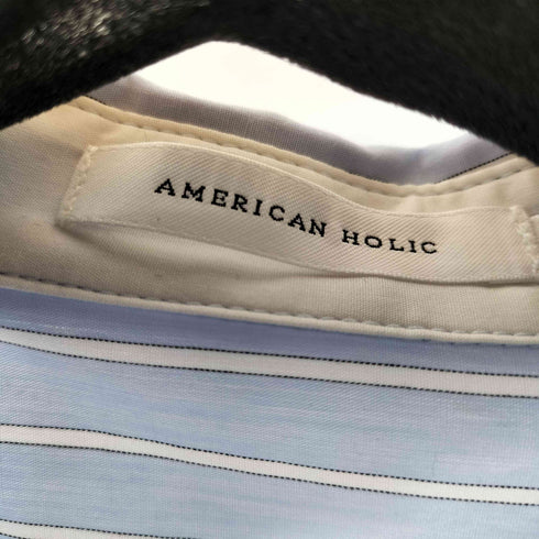 アメリカンホリック AMERICAN HOLIC UVカット綿ブロードシャツワンピース レディース JPN:M