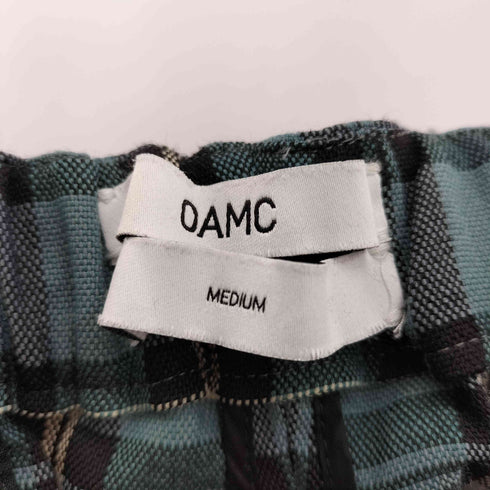 オーエーエムシー OAMC チェック テーパード スラックス メンズ JPN:M