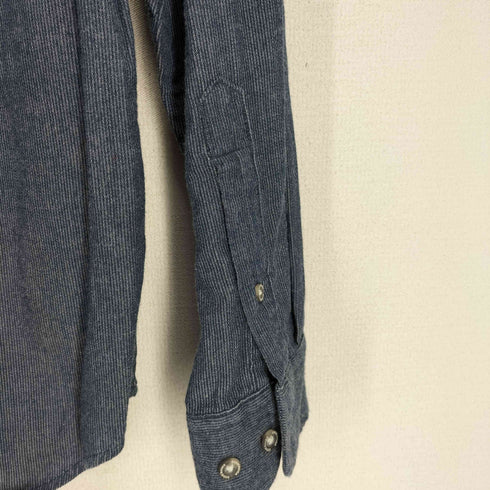 エディーバウアー Eddie Bauer コットン ボタンダウン 長袖 ストライプシャツ メンズ JPN:XS