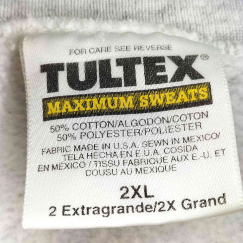 タルテックス TULTEX リメイククルーネックスウェット メンズ import:XXL