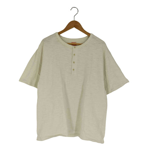 ヒンソン HINSON 別注 ヘンリーネック スラブ半袖 TEE Tシャツ メンズ import:M
