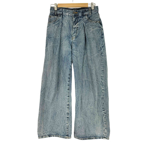 ジーナシス JEANASIS タックデニムワイドパンツ レディース JPN:S
