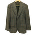 Kinglynne × Saddleworth Woolen Company ガンクラブチェック MADE IN ENGLAND 英国製 2B ウールテーラードジャケット メンズ