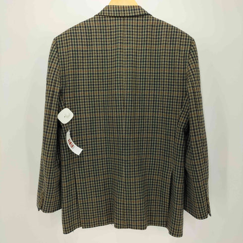 Kinglynne × Saddleworth Woolen Company ガンクラブチェック MADE IN ENGLAND 英国製 2B ウールテーラードジャケット メンズ