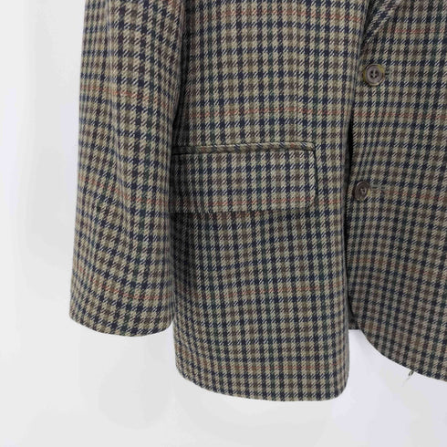 Kinglynne × Saddleworth Woolen Company ガンクラブチェック MADE IN ENGLAND 英国製 2B ウールテーラードジャケット メンズ