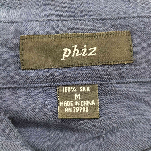 phiz L/S シルクシャツ メンズ JPN:M