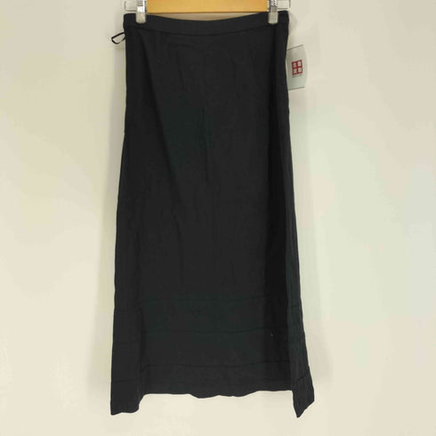トリココムデギャルソン tricot COMME des GARCONS AD1999 後染め コットン サイドジップ マキシ スカート レディース JPN:M