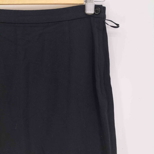 トリココムデギャルソン tricot COMME des GARCONS AD1999 後染め コットン サイドジップ マキシ スカート レディース JPN:M