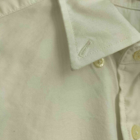 エディーバウアー Eddie Bauer ワンポイント刺繍 コットン ボタンダウン 半袖シャツ メンズ JPN:XS