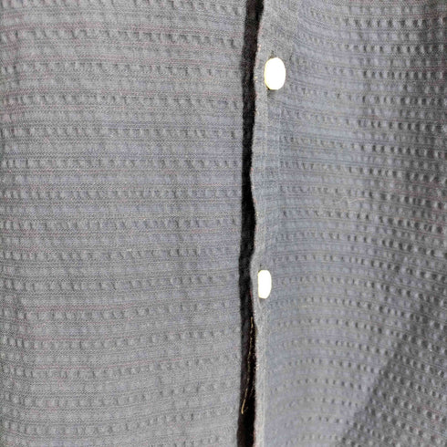 エディーバウアー Eddie Bauer シアサッカー ボーダー ボタンダウン 半袖シャツ メンズ JPN:XS