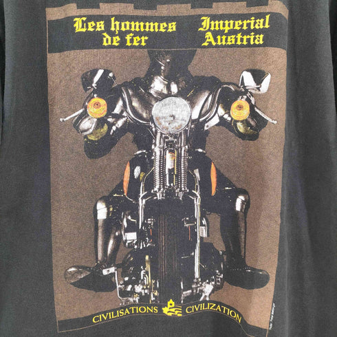 ギルダン GILDAN LES HOMMES DE FER プリントTシャツ メンズ import:XL