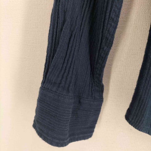 エディーバウアー Eddie Bauer コットン ボタンダウン 長袖 ストライプシャツ メンズ JPN:XS