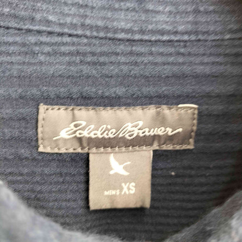 エディーバウアー Eddie Bauer コットン ボタンダウン 長袖 ストライプシャツ メンズ JPN:XS