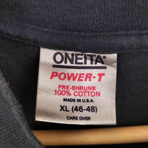オニータ ONEITA USA製 1986コピーライト JAZZ プリントTシャツ メンズ import:XL