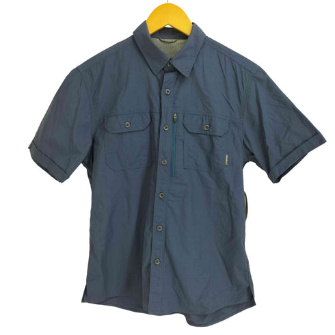 エディーバウアー Eddie Bauer フィッシング ナイロン 半袖 ワークシャツ メンズ JPN:S