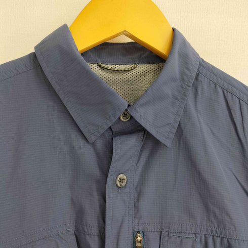 エディーバウアー Eddie Bauer フィッシング ナイロン 半袖 ワークシャツ メンズ JPN:S