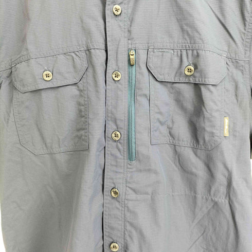 エディーバウアー Eddie Bauer フィッシング ナイロン 半袖 ワークシャツ メンズ JPN:S
