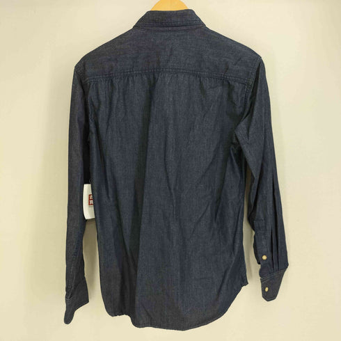 エディーバウアー Eddie Bauer スナップボタン シャンブレー 長袖シャツ メンズ JPN:XS