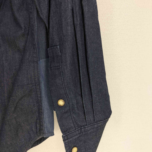 エディーバウアー Eddie Bauer スナップボタン シャンブレー 長袖シャツ メンズ JPN:XS