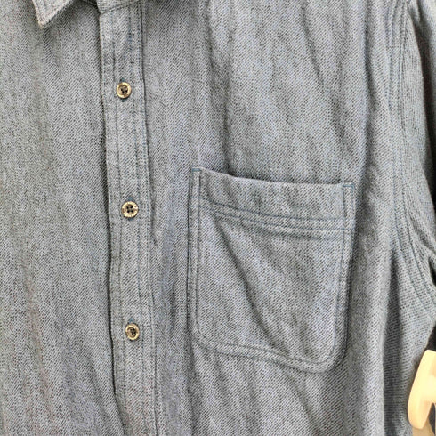 エディーバウアー Eddie Bauer コットン 長袖 ネルシャツ メンズ JPN:XS