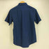 エディーバウアー Eddie Bauer シアサッカー ボーダー ボタンダウン 半袖シャツ メンズ JPN:XS