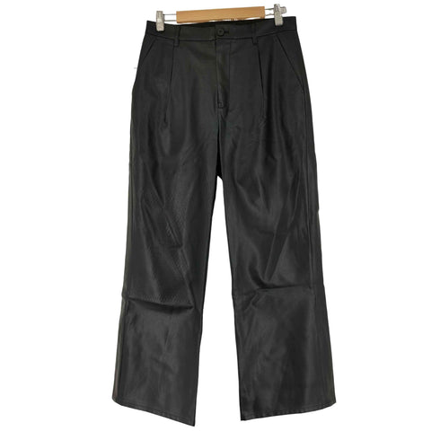 ハレ HARE フェイクレザーワイドタック入りストレートパンツ メンズ JPN:M