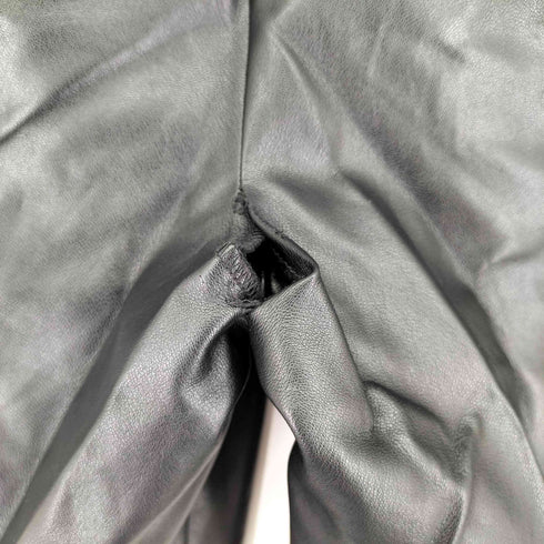 ハレ HARE フェイクレザーワイドタック入りストレートパンツ メンズ JPN:M