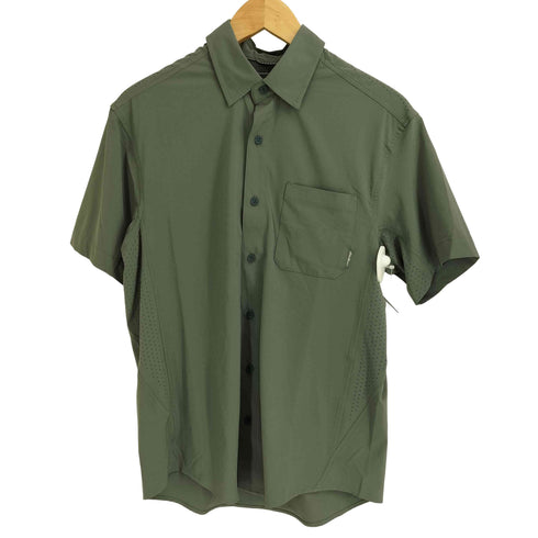 エディーバウアー Eddie Bauer スパンデックス混 メッシュ 袖シャツ メンズ JPN:XS