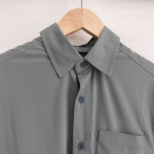 エディーバウアー Eddie Bauer スパンデックス混 メッシュ 袖シャツ メンズ JPN:XS