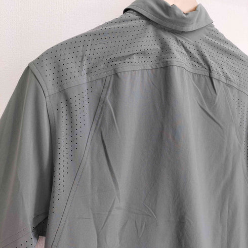 エディーバウアー Eddie Bauer スパンデックス混 メッシュ 袖シャツ メンズ JPN:XS