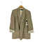 ザラ ZARA ボタンレス リネン テーラードジャケット レディース import:M