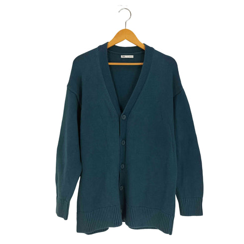 ザラ ZARA TEXTURED CARDIGAN テクスチャード カーディガン メンズ import:XL