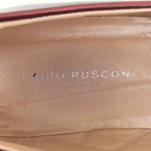 ファビオルスコーニ FABIO RUSCONI コインローファー ボルドー レディース 38