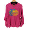 USA製 Laurel Burch プリントスウェットトップス メンズ import:XL