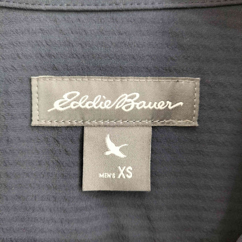 エディーバウアー Eddie Bauer ストライプ ボタンダウン 半袖シャツ メンズ JPN:XS