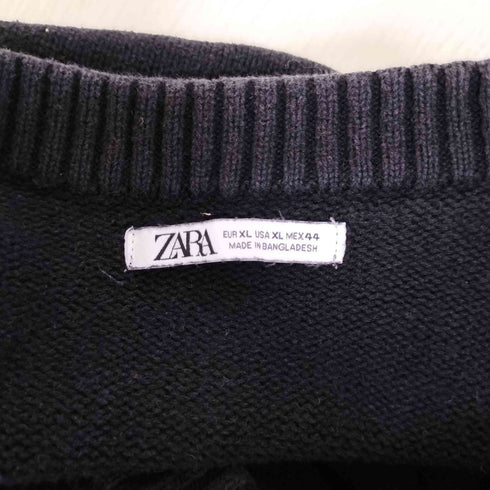 ザラ ZARA Vネック ニット メンズ import:XL