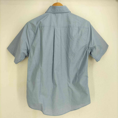 エディーバウアー Eddie Bauer ポリ混 ボタンダウン 半袖シャツ メンズ JPN:XS