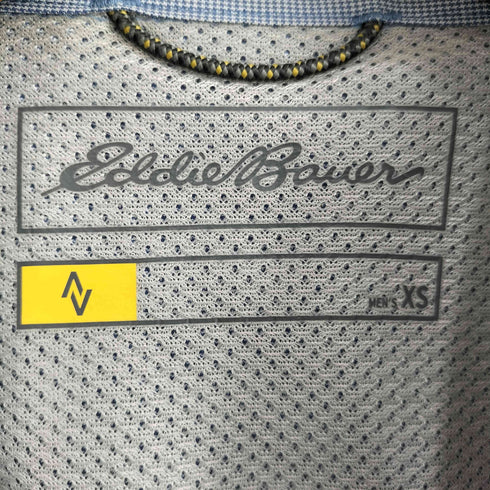 エディーバウアー Eddie Bauer ポリ混 ボタンダウン 半袖シャツ メンズ JPN:XS