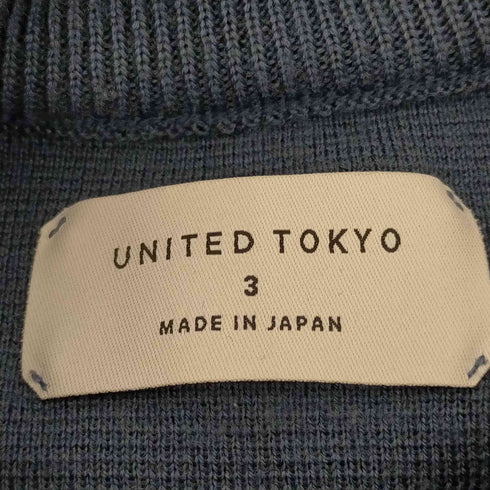 ユナイテッドトウキョウ UNITED TOKYO ウールミラノリブ クルーネックニット メンズ 3