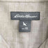 エディーバウアー Eddie Bauer リネン混 チェック 半袖シャツ メンズ JPN:XS