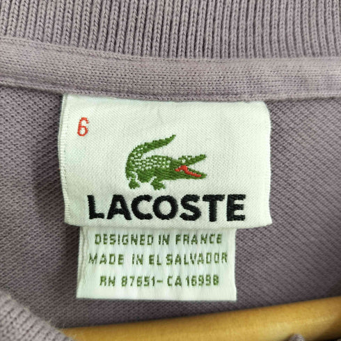 ラコステ LACOSTE 鹿の子ポロシャツ メンズ 6