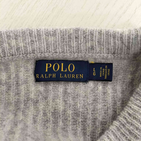 ポロラルフローレン POLO RALPH LAUREN アルパカ混 ウール ラグラン ニット メンズ import:L