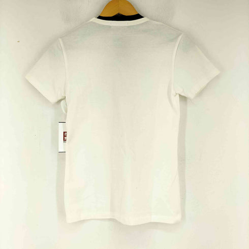 バーバリーブラックレーベル BURBERRY BLACK LABEL フロントデザインTシャツ レディース JPN:1