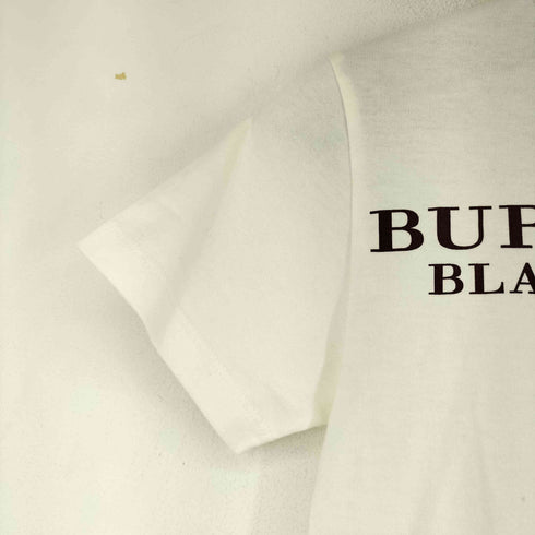 バーバリーブラックレーベル BURBERRY BLACK LABEL フロントデザインTシャツ レディース JPN:1